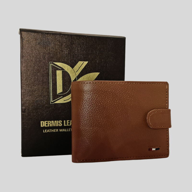 Dermis Leather Secure Fold Genuine Leather Wallet (DLW-01)
