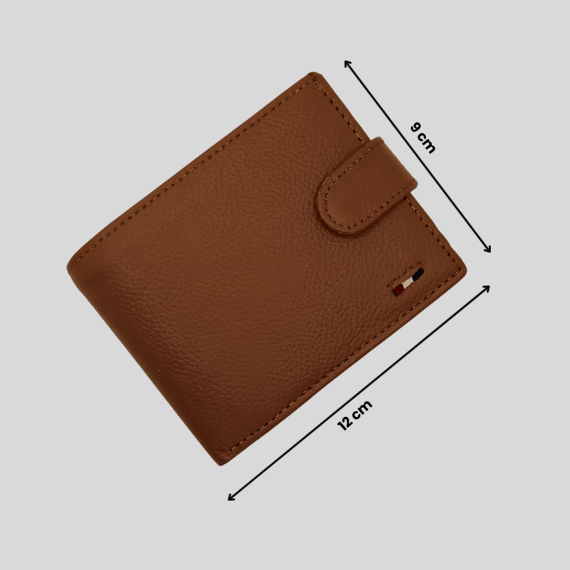 Dermis Leather Secure Fold Genuine Leather Wallet (DLW-01) - Image 3