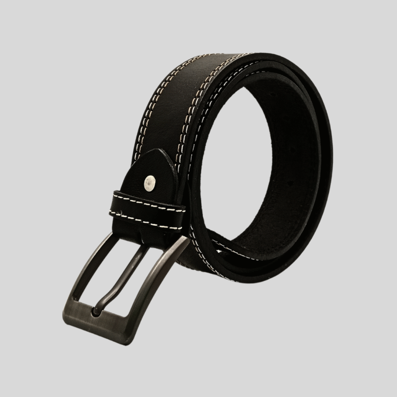 The Tread Double Stitch Leather Belt (DLB-03) - Image 2